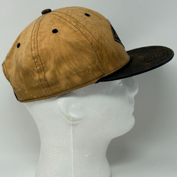 Coal Headwear 2002 Hat Baseball Cap Bleach Tie Dye Spotted Snapback Tan Beige - Picture 8 of 10